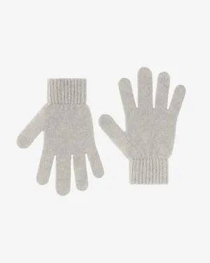 Merino Wool Gloves - Limestone Grey
