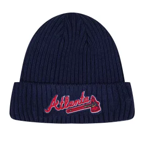 MLB ATLANTA BRAVES CLASSIC CORE UNISEX BEANIE (MIDNIGHT NAVY)