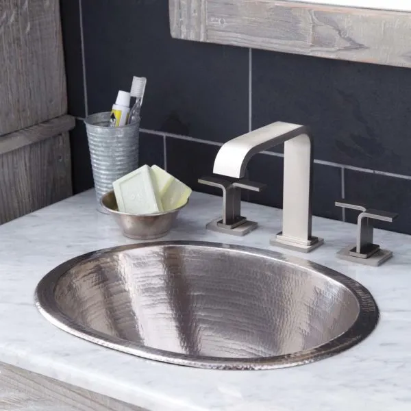 Native Trails Cameo Oval Hand Hammered Copper Bathroom Sink