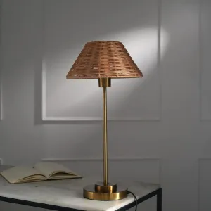 Natural Cane Table Lamp
