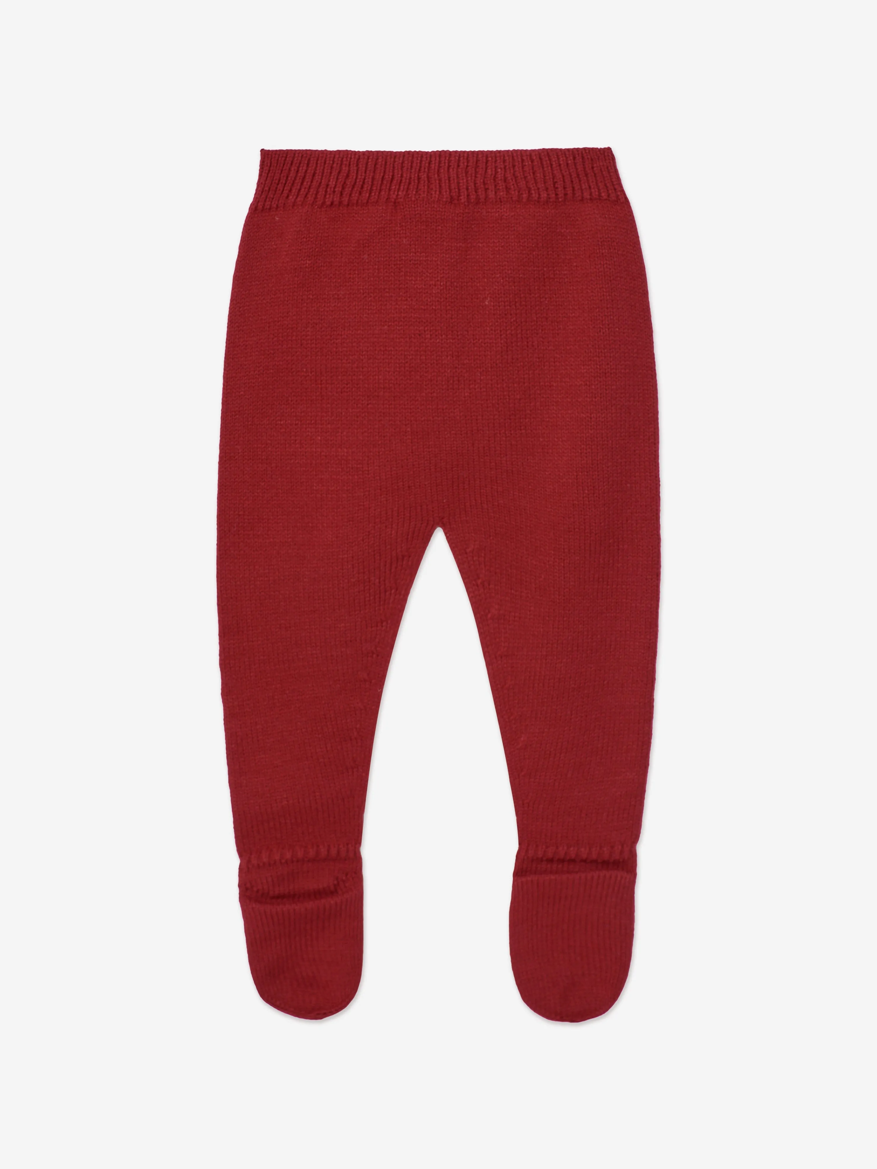 Paz Rodriguez Baby Knitted 2 Piece Snowflake Set in Red