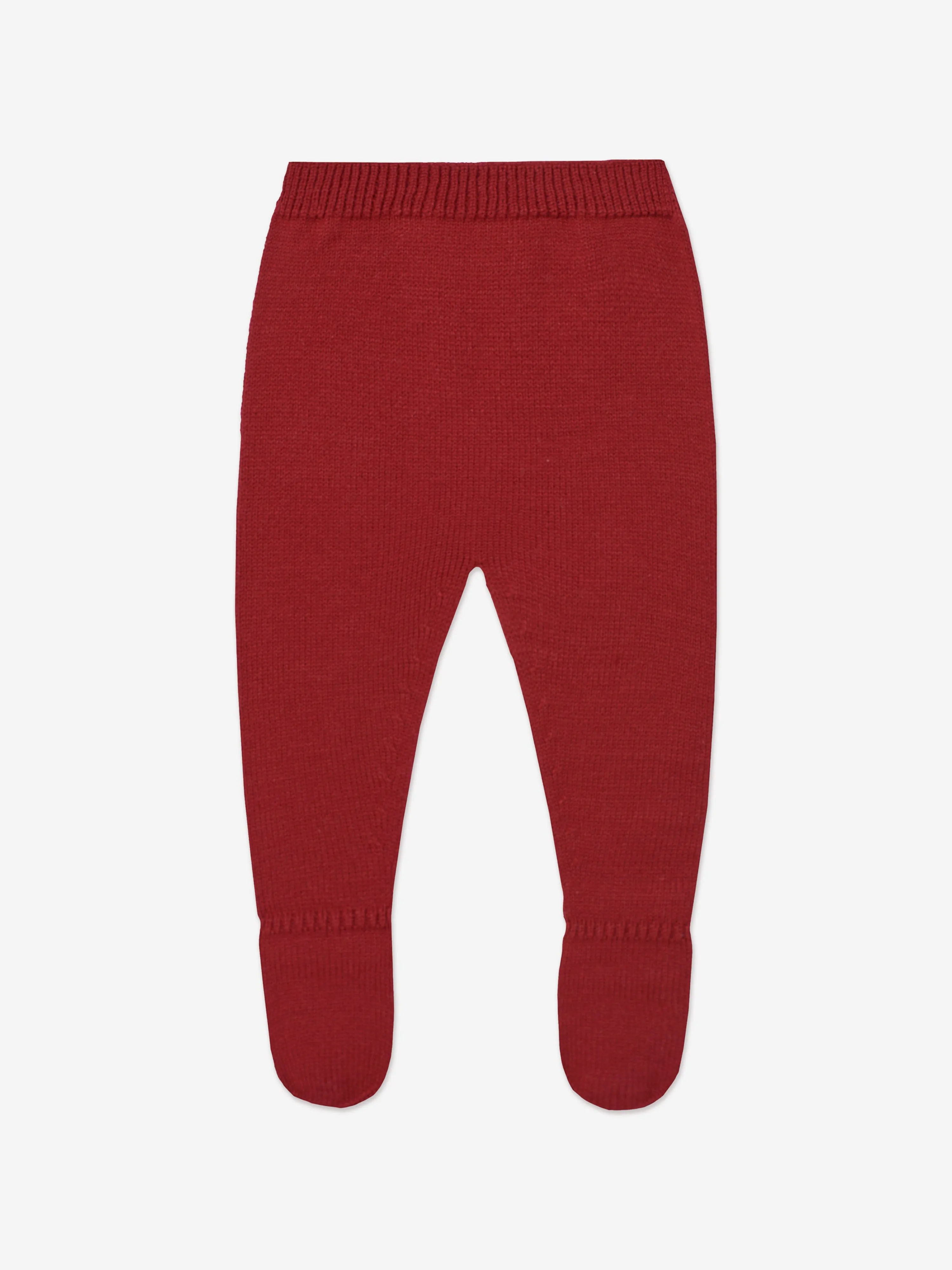 Paz Rodriguez Baby Knitted 2 Piece Snowflake Set in Red