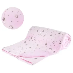 Pink Mink Wrap W/Print