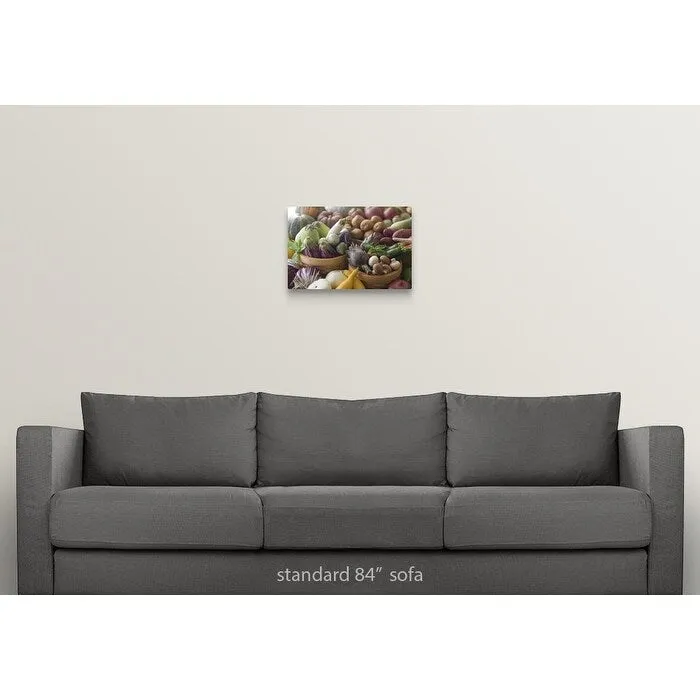 "Assorted Multicolored Vegetable" Canvas Wall Art