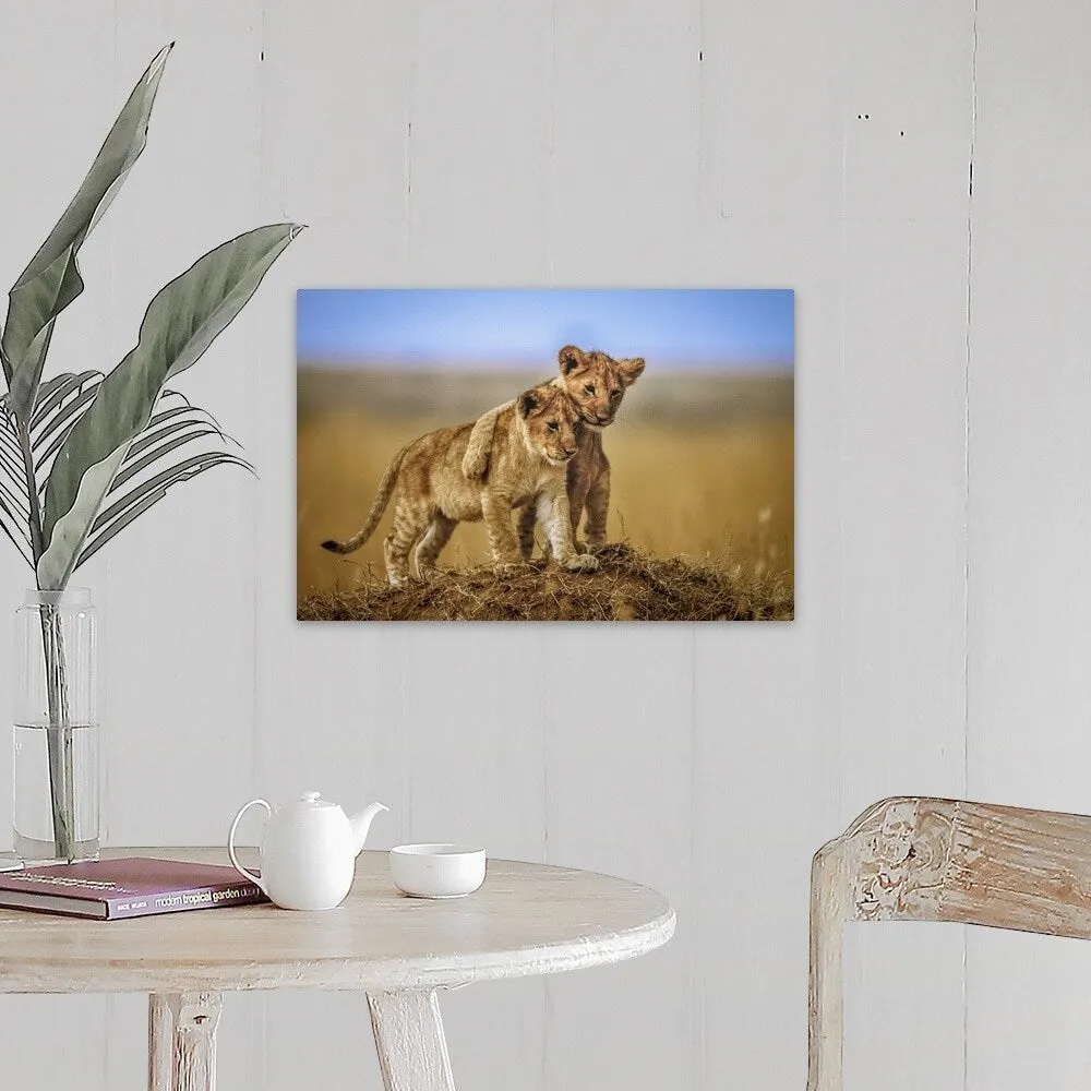 "Brothers, For Life" Canvas Wall Art