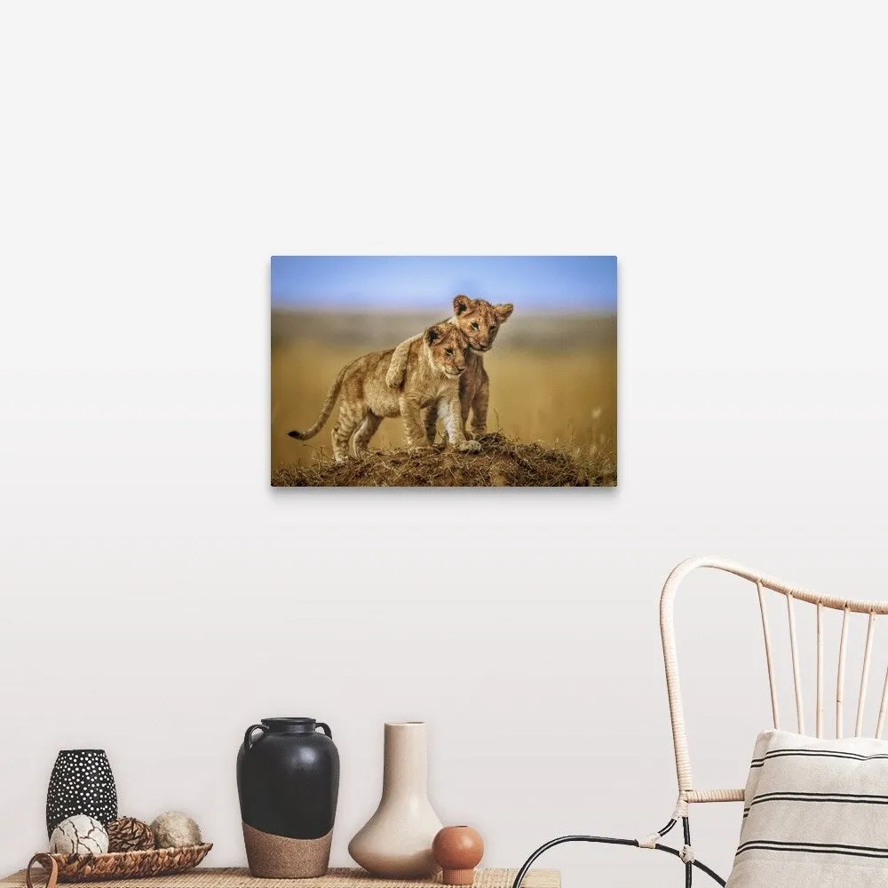 "Brothers, For Life" Canvas Wall Art