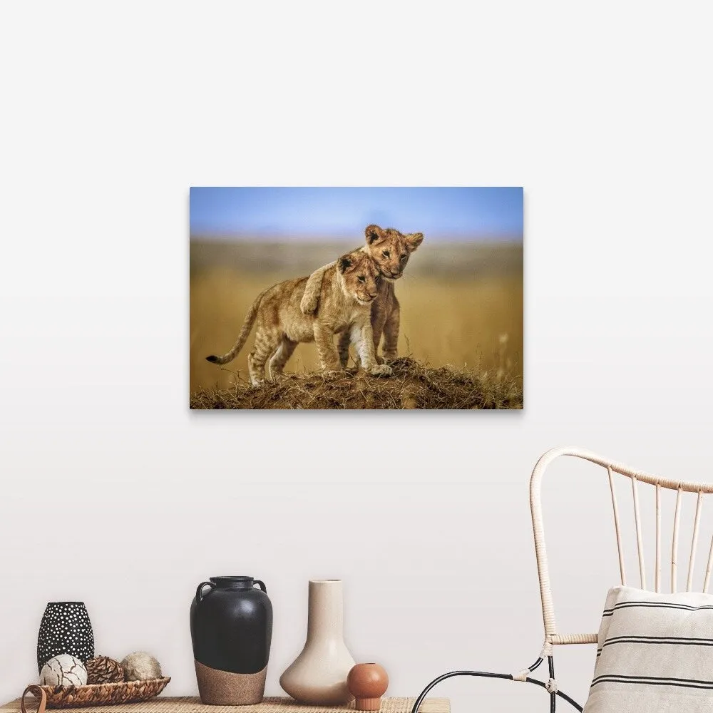 "Brothers, For Life" Canvas Wall Art
