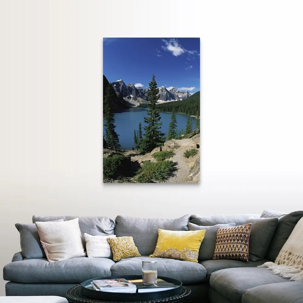 "Canada, Alberta, Banff National Park, Moraine Lake" Canvas Wall Art