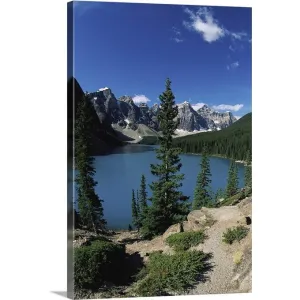 "Canada, Alberta, Banff National Park, Moraine Lake" Canvas Wall Art