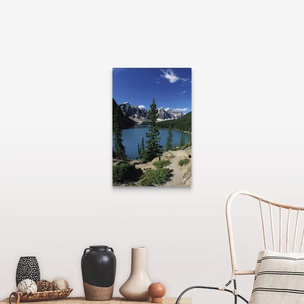 "Canada, Alberta, Banff National Park, Moraine Lake" Canvas Wall Art