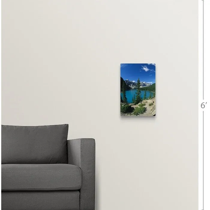 "Canada, Alberta, Banff National Park, Moraine Lake" Canvas Wall Art