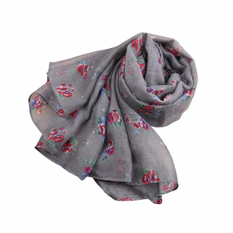 "The Flower" Women's Cashmere Scarf