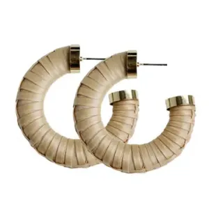 Rattan Statement Hoop