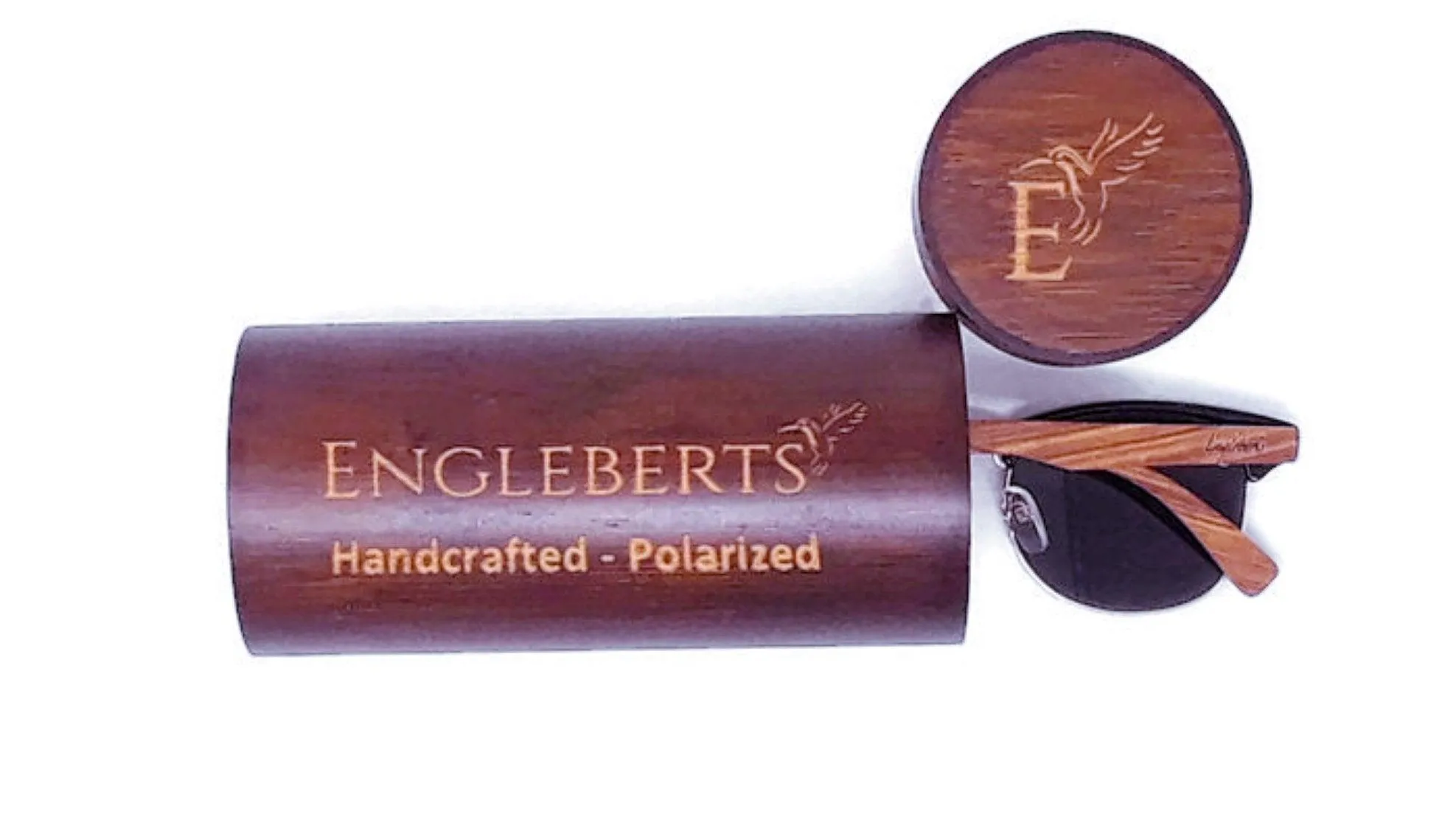 Real Walnut Wood Club Style Sunglasses