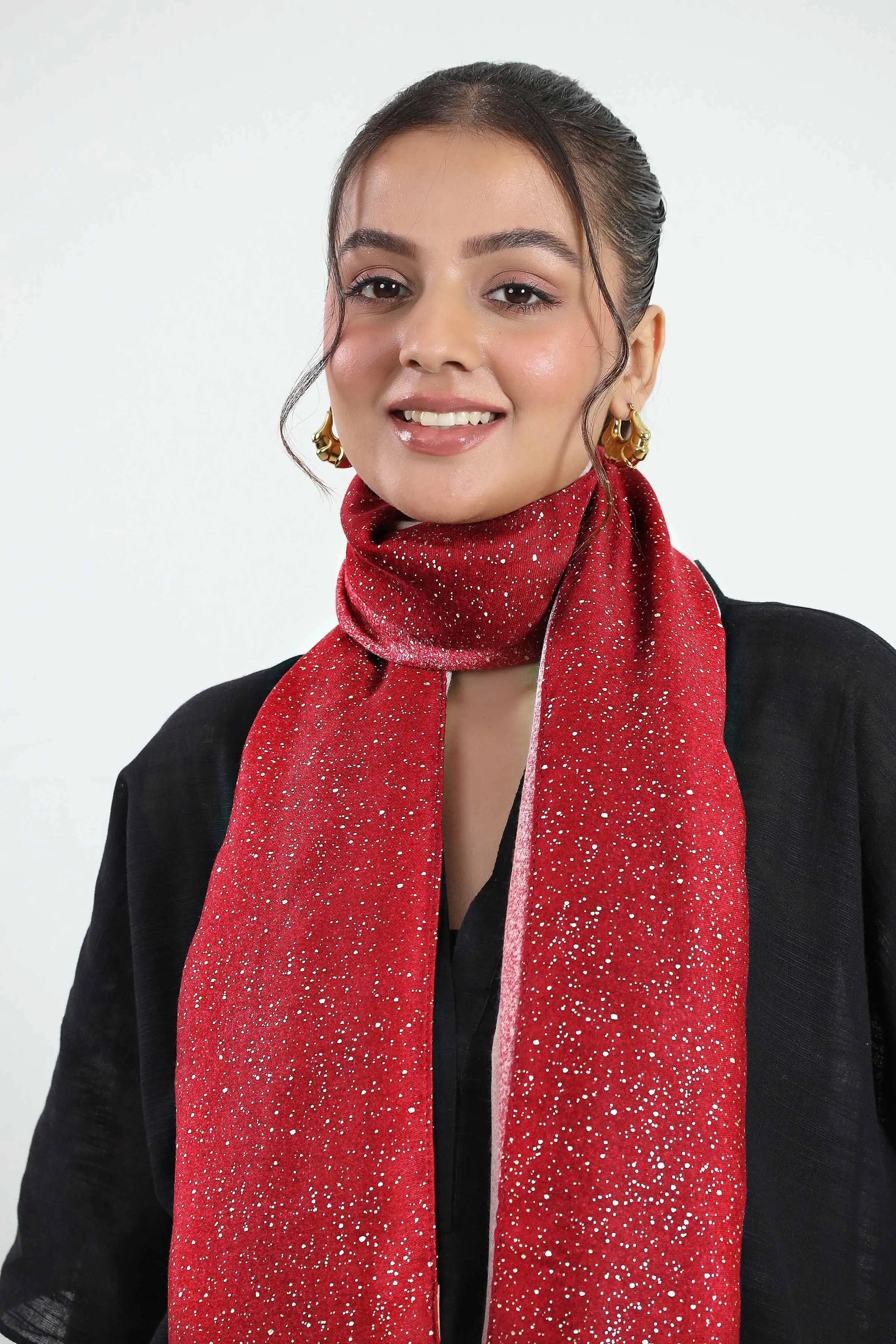 Red Women Shawl - 439402101