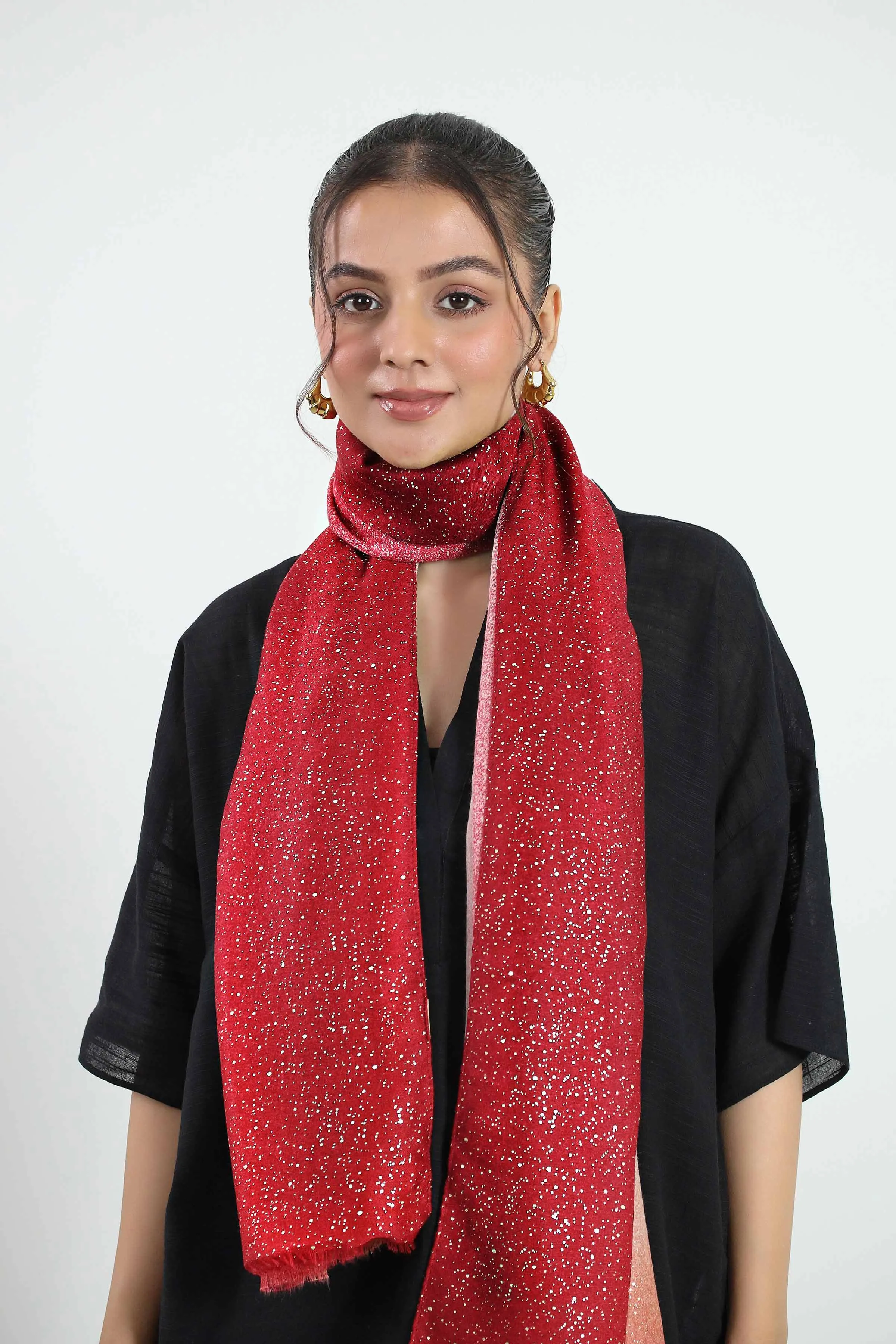 Red Women Shawl - 439402101