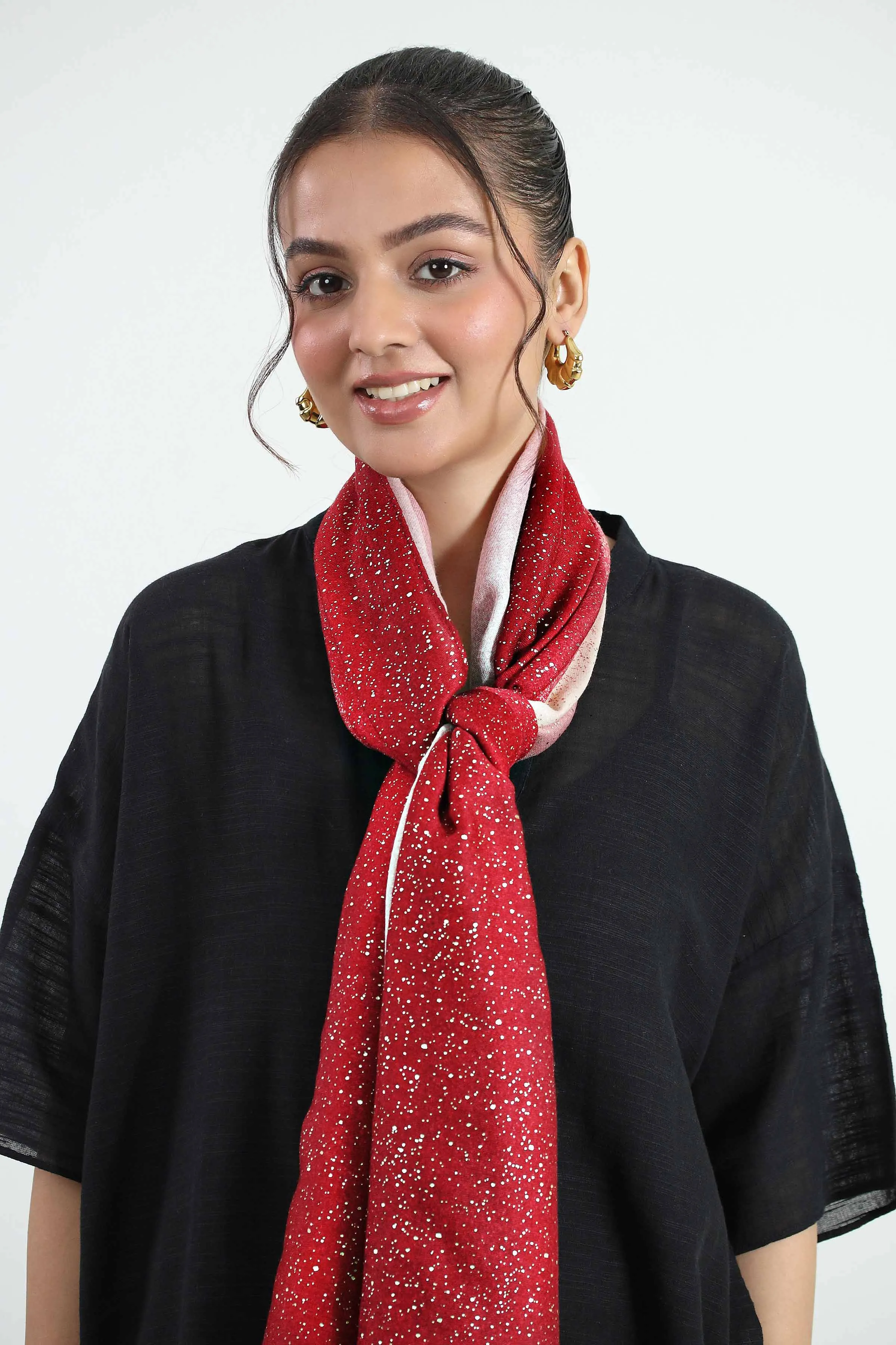 Red Women Shawl - 439402101