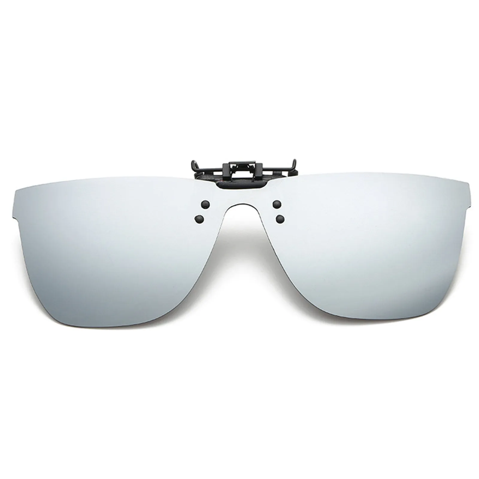 Retro Polarized Clip On Flap up Sunglasses  UV 400 Protection Transform Optical Glasses to Sunglasses