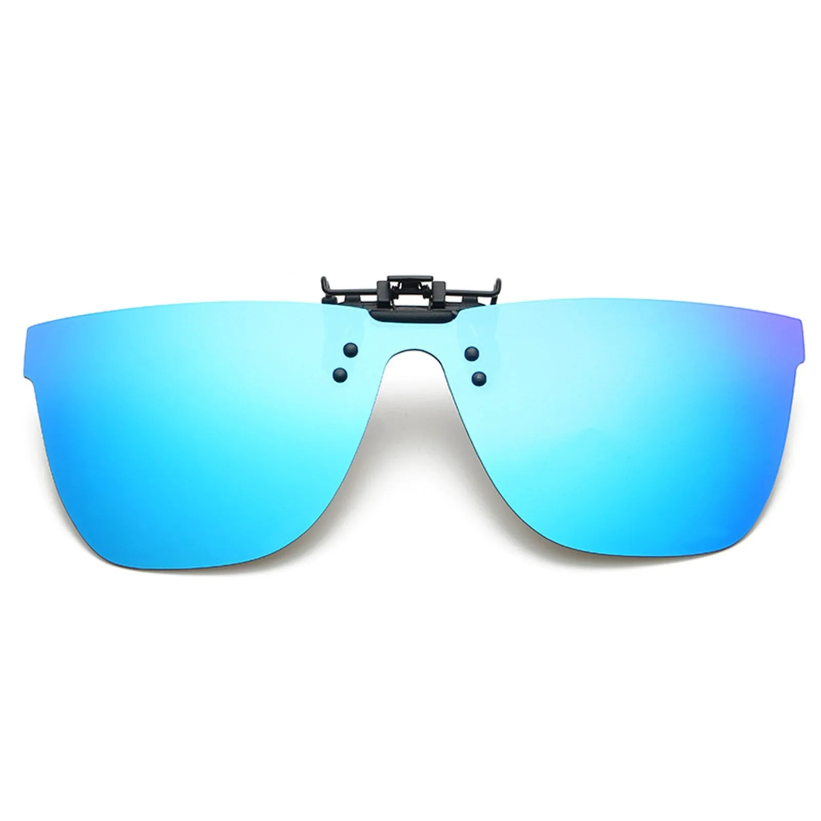 Retro Polarized Clip On Flap up Sunglasses  UV 400 Protection Transform Optical Glasses to Sunglasses