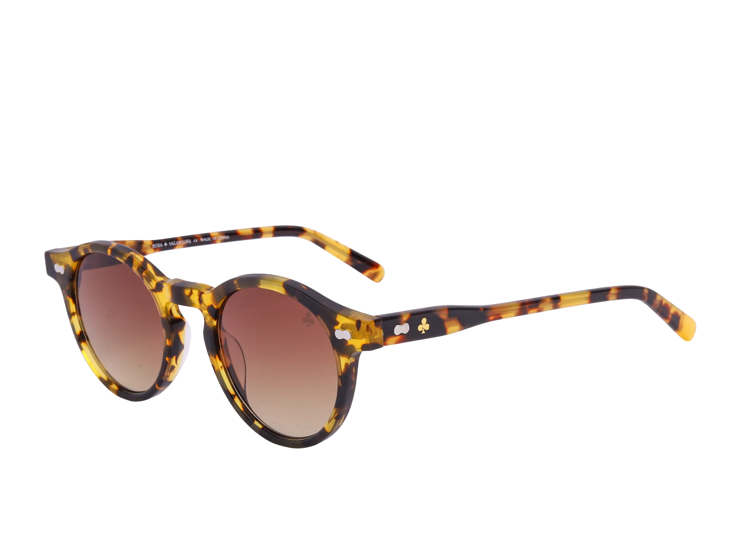 Rosa Valentine Round Sunglasses - MILTZEIN