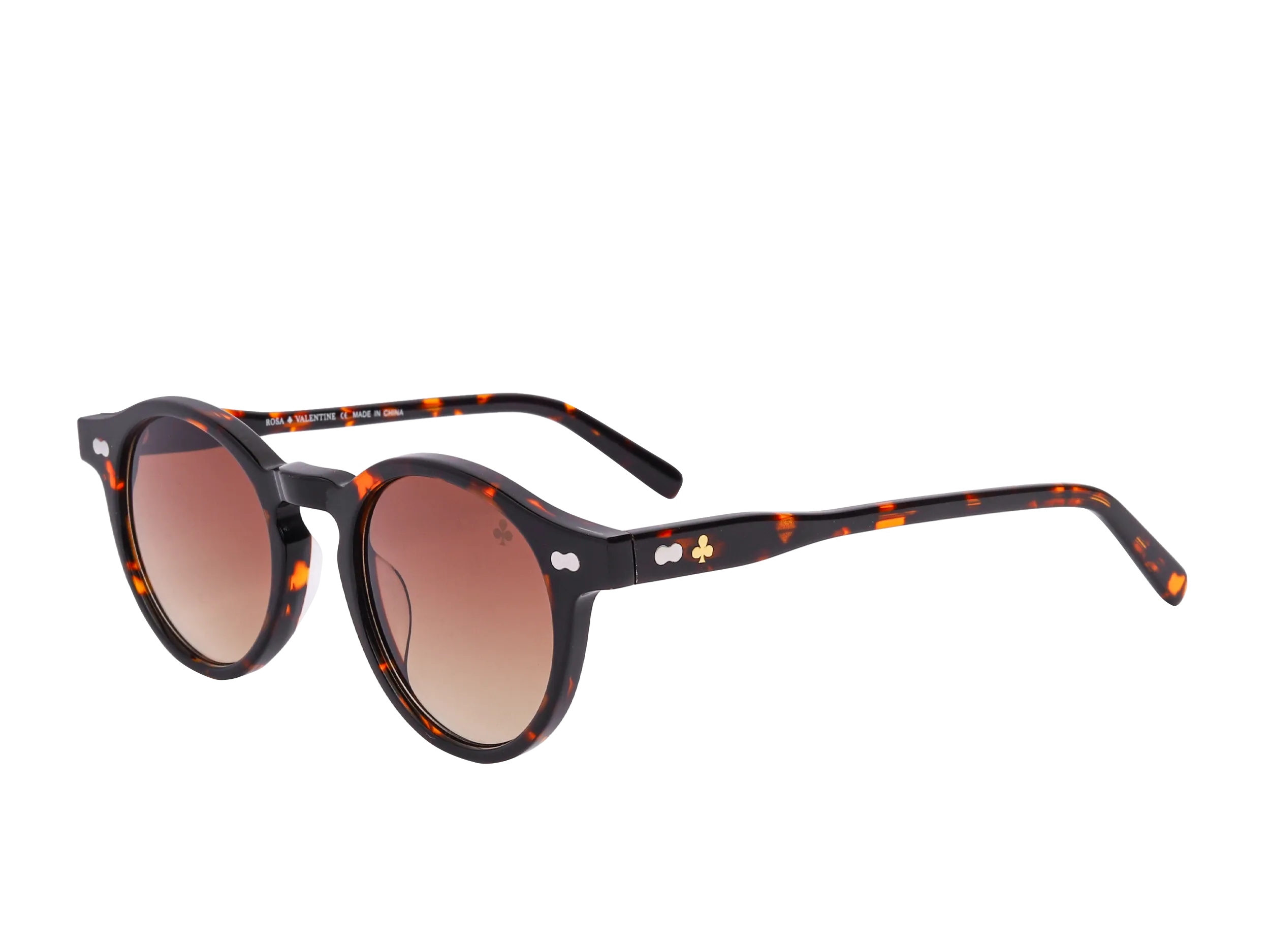 Rosa Valentine Round Sunglasses - MILTZEIN