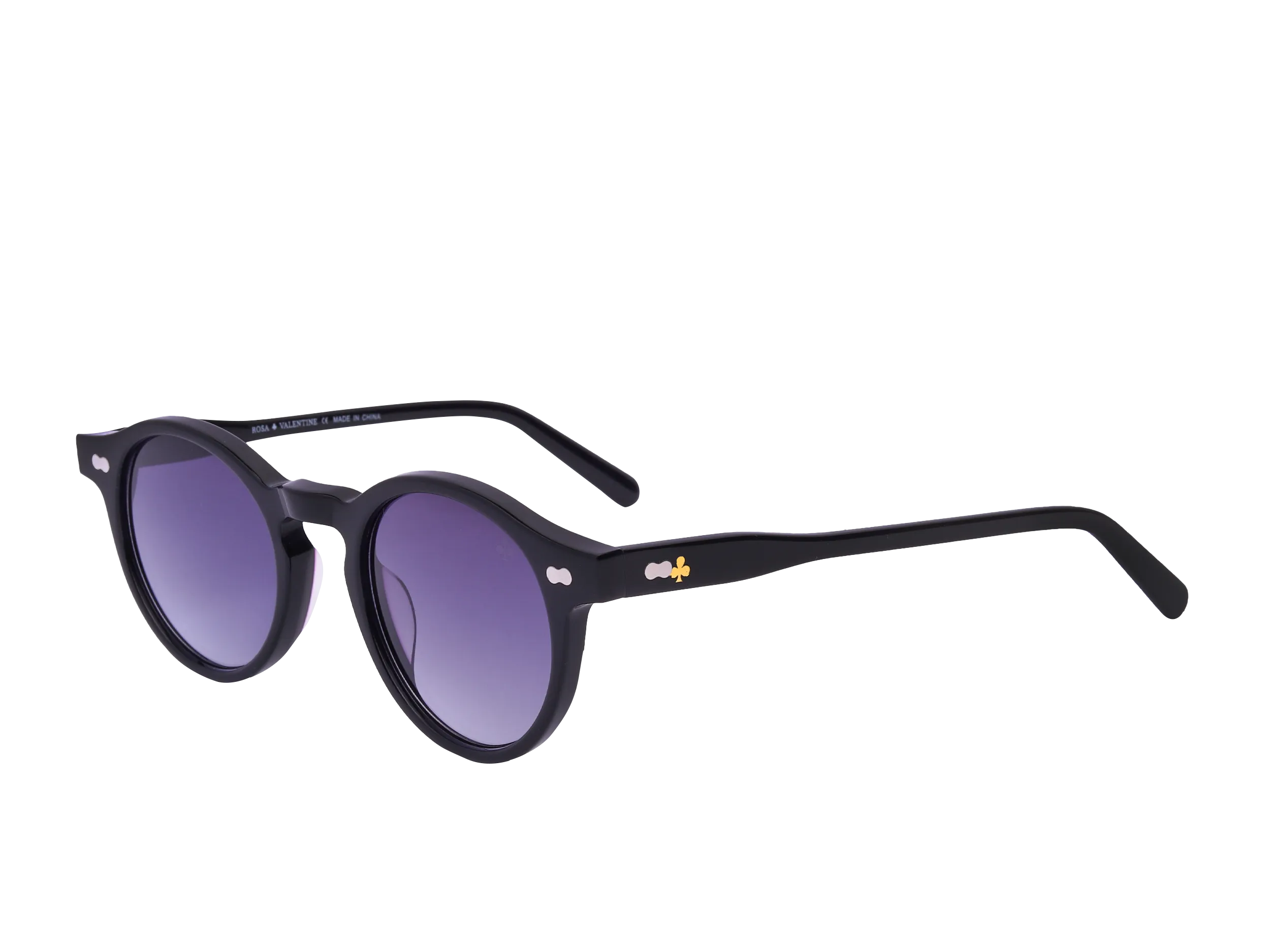 Rosa Valentine Round Sunglasses - MILTZEIN