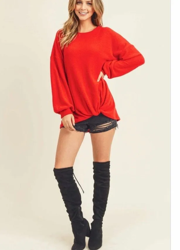 Ruby Red Sweater