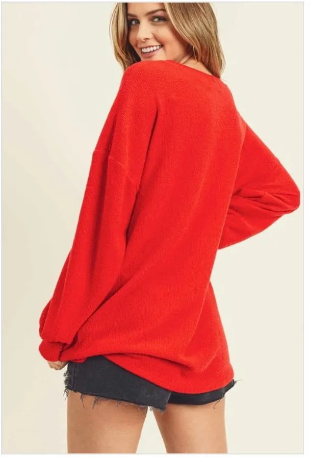 Ruby Red Sweater