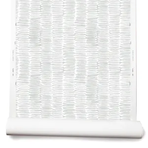 Scribble Wallpaper in Pale Gray