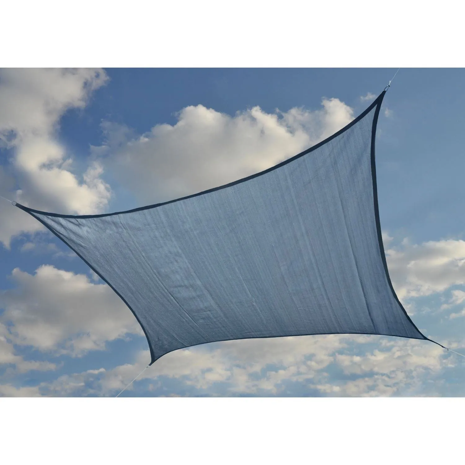 ShelterLogic | Shade Sail Square - Heavyweight 12 x 12 ft. Sea Blue (Attachment point/pole not included)