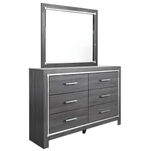 Signature Design by Ashley Lodanna 6-Drawer Dresser with Mirror B214-31/B214-36