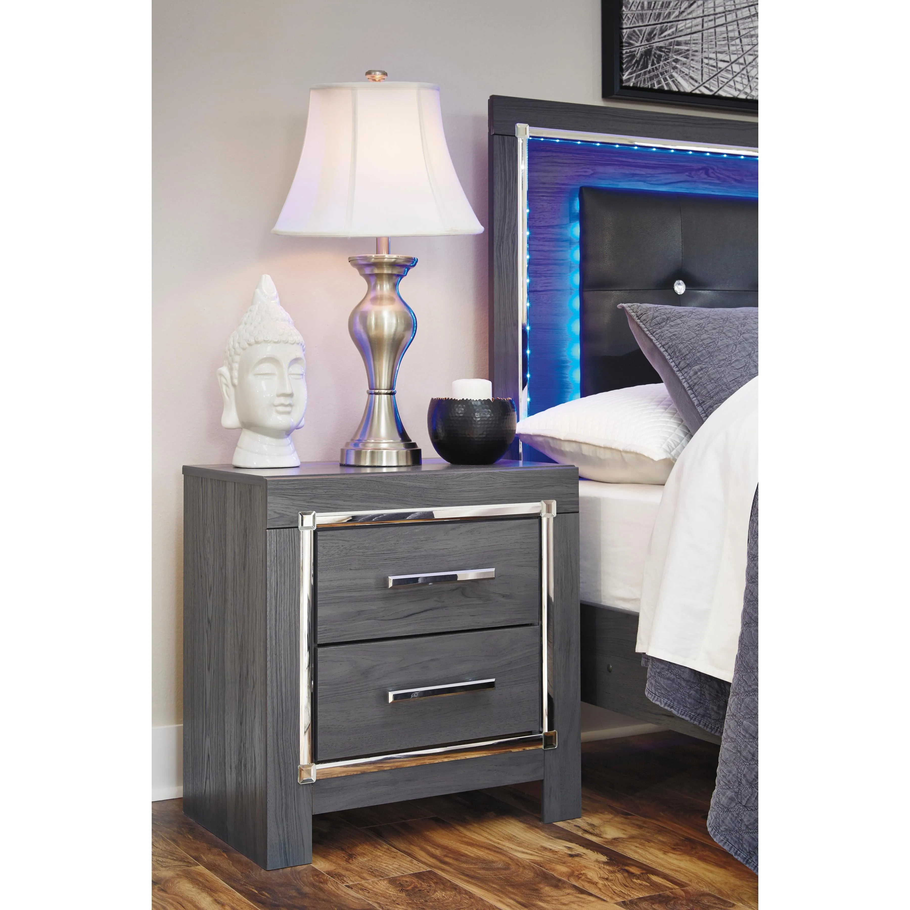 Signature Design by Ashley Lodanna B214 6 pc King Panel Bedroom Set