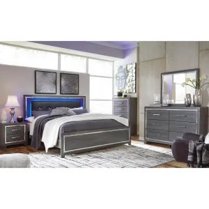 Signature Design by Ashley Lodanna B214B19 6 pc King Panel Bedroom Set