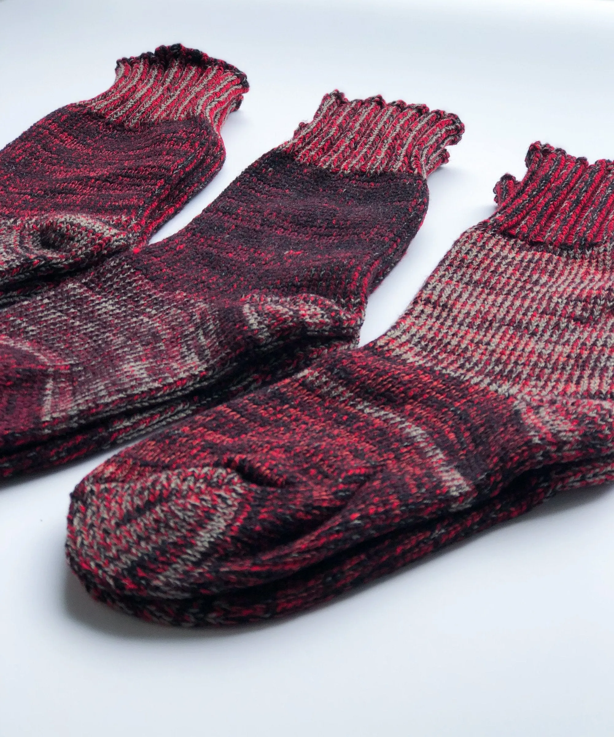 Sunday Socks In Red Hot Chilli Pepper By OkayOk