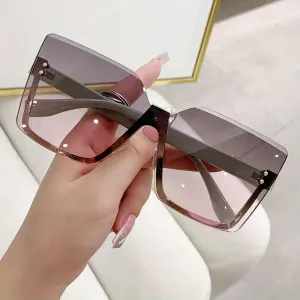Sunglasses Rimless Green