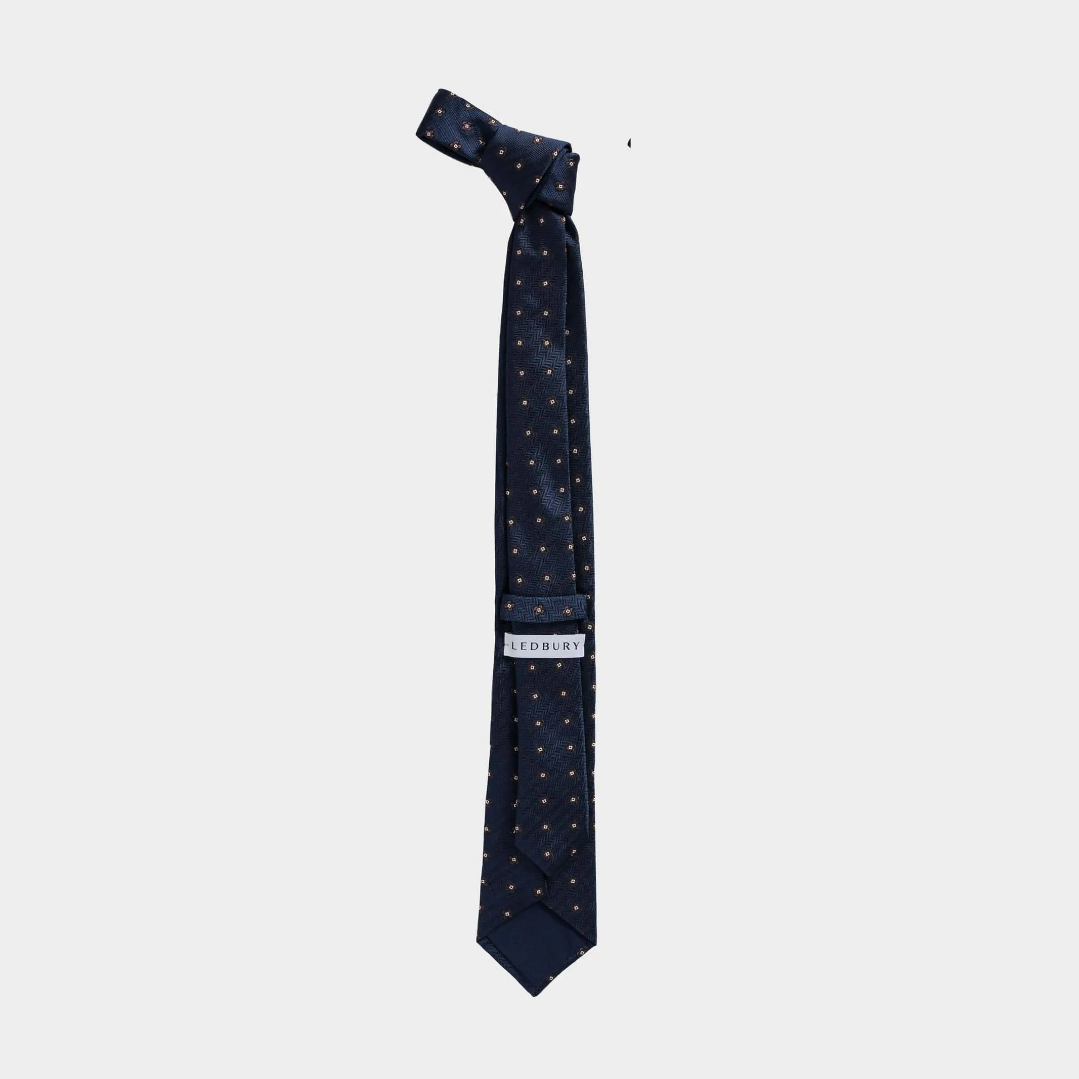 The Blue Fiore Silk Tie