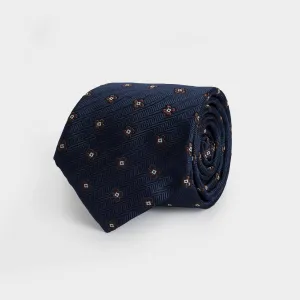 The Blue Fiore Silk Tie