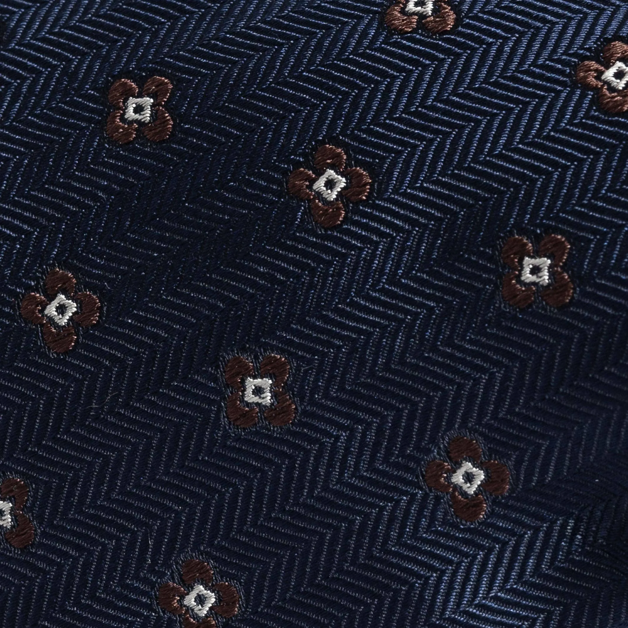 The Blue Fiore Silk Tie