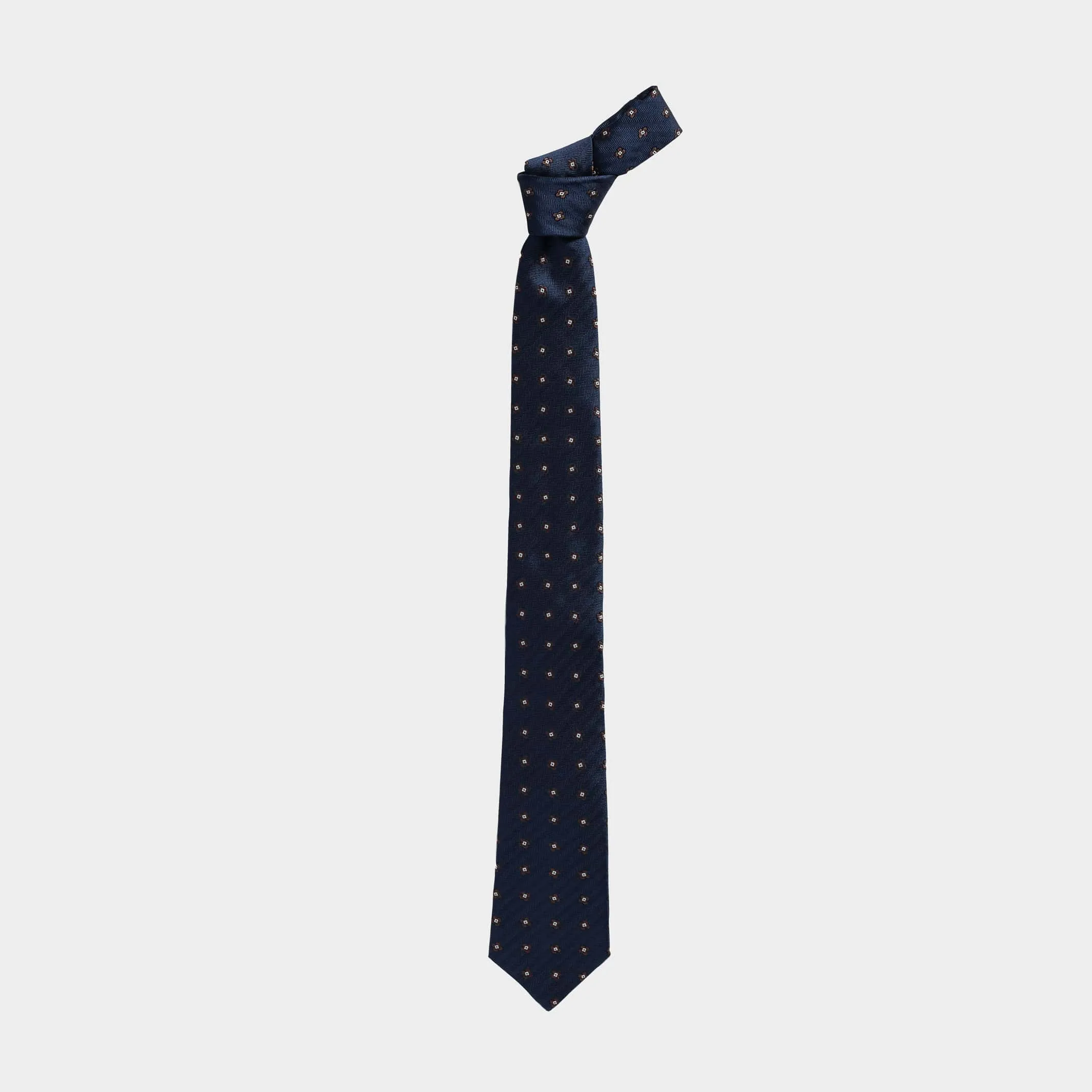 The Blue Fiore Silk Tie