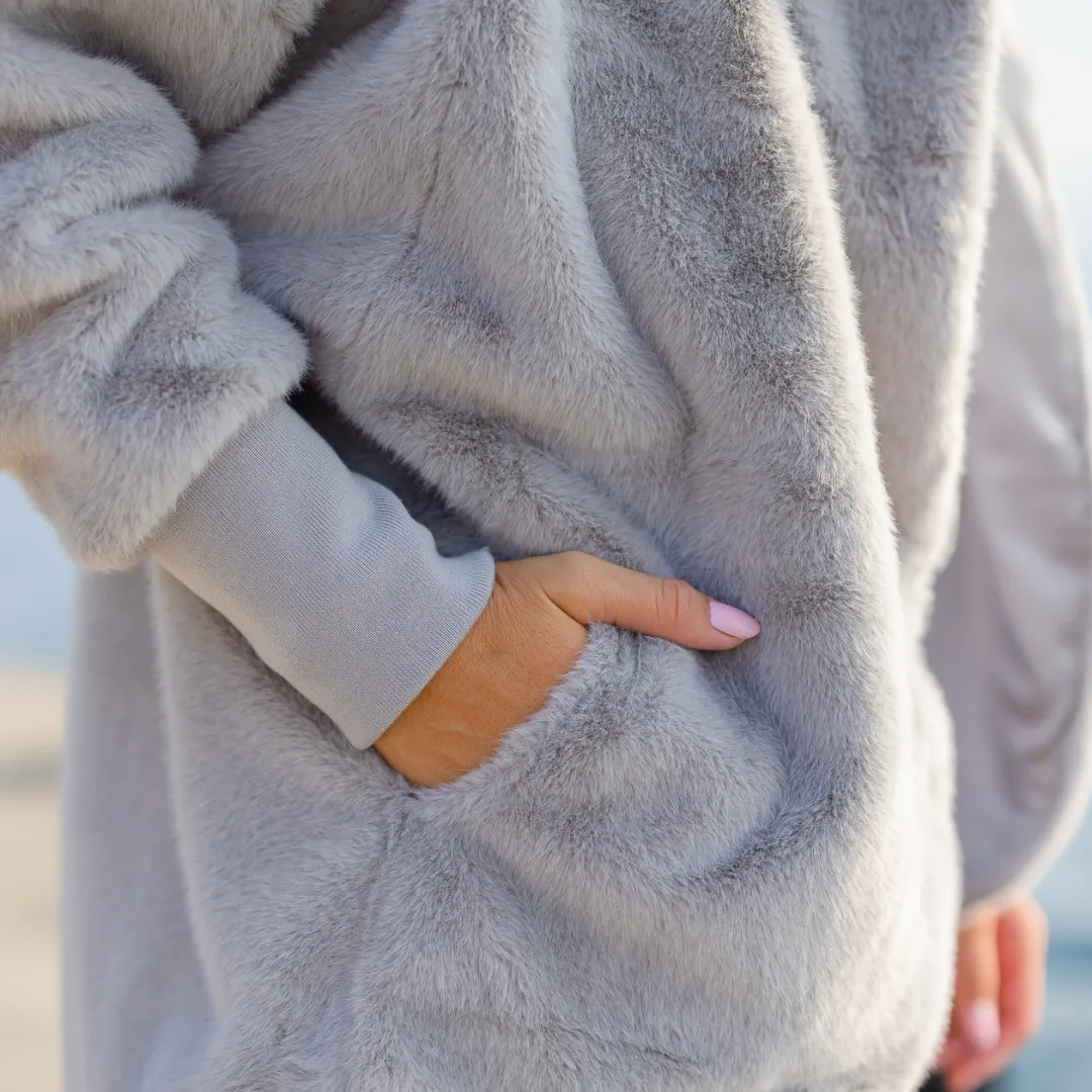 TS Luxe Grey Cardigan