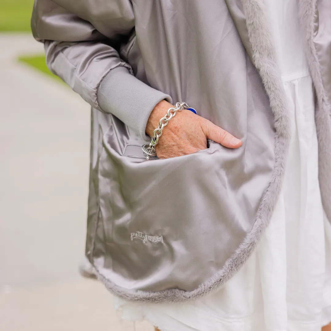 TS Luxe Grey Cardigan