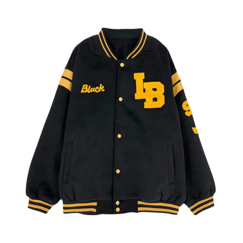“Urban Classic Letter Embroidery” Jacket