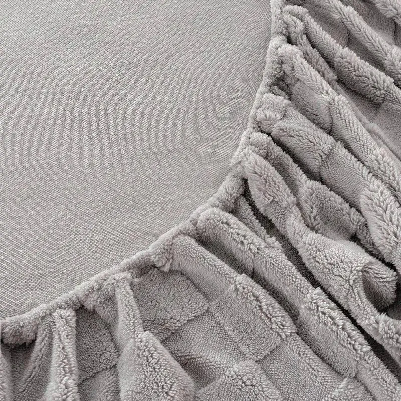 Warm Taff Velvet Fitted Bed Sheet