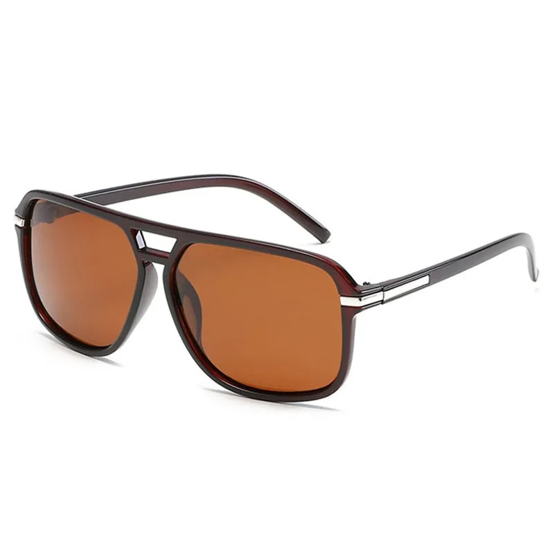 West Louis Luxury Big Sized Frame Polarized Sunglasses