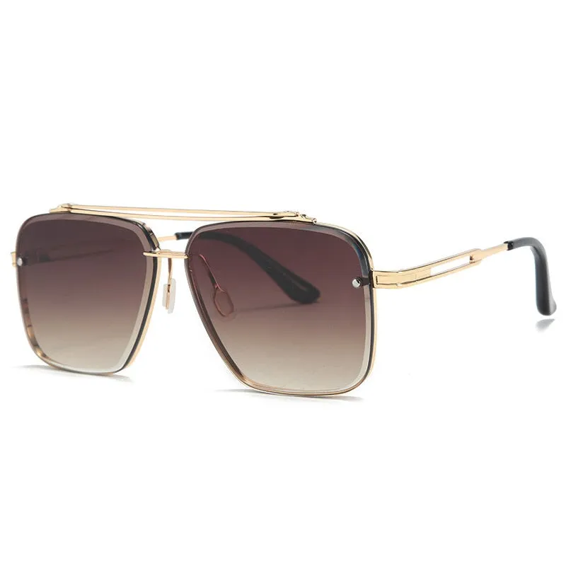 West Louis Luxury Classic Gradient Lens Sunglasses