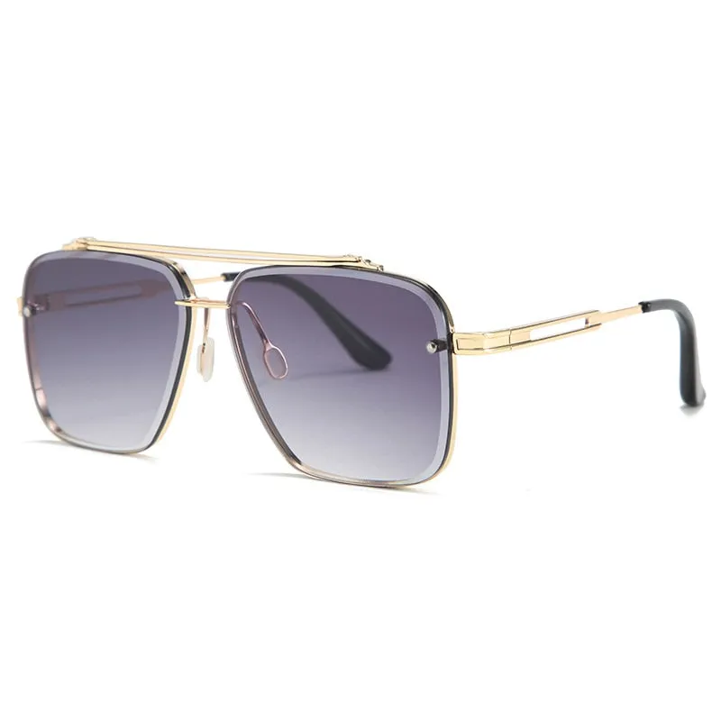 West Louis Luxury Classic Gradient Lens Sunglasses