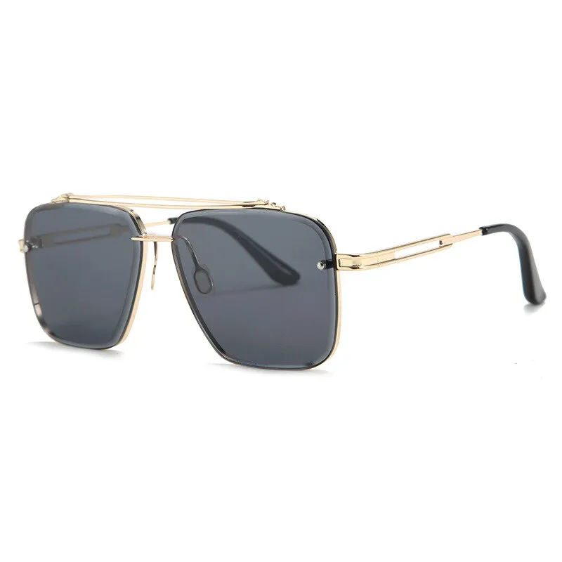 West Louis Luxury Classic Gradient Lens Sunglasses